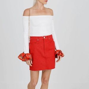 Alexis Kirin Off Shoulder Top Medium